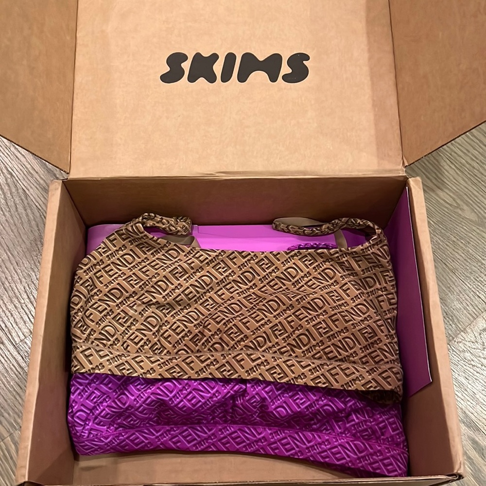 COPY - Fendi x skims scoop bralette pack